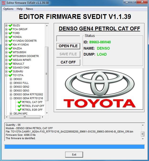 MODULE CAT OFF DENSO GEN4 R7F701216 PETROL TOYOTA LEXUS