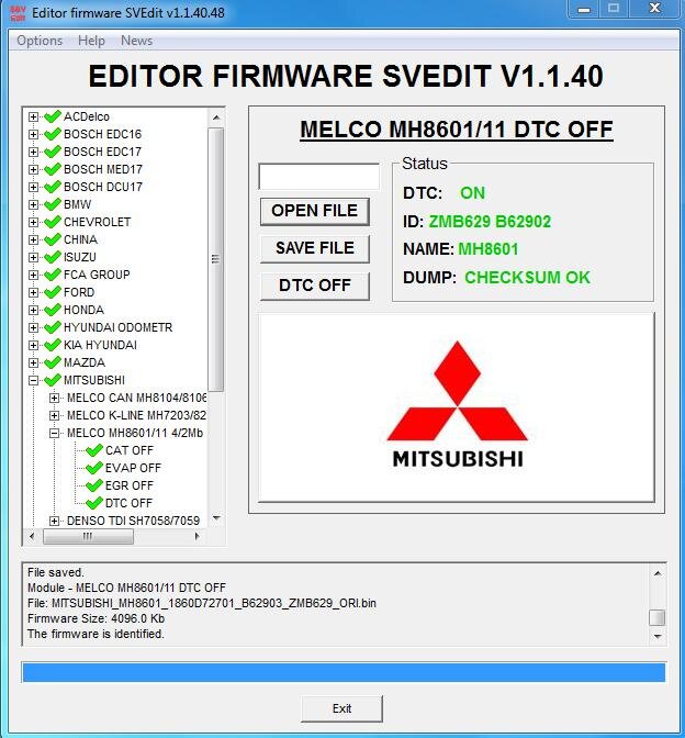 MODULE DTC OFF MELCO CAN MH8601/8611 MITSUBISHI