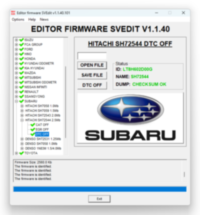 Module DTC OFF HITACHI SH72544 2,5 MB SUBARU
