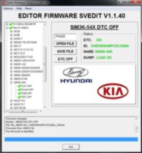 MODULE DTC OFF SIM3K-540/541/542/543 HYUNDAI KIA