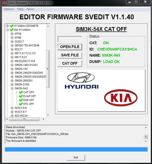 MODULE CAT OFF SIM3K-540/541/542/543 HYUNDAI KIA